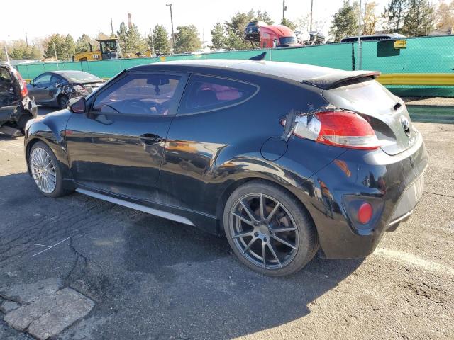 KMHTC6AE2FU235921 - 2015 HYUNDAI VELOSTER TURBO BLACK photo 2