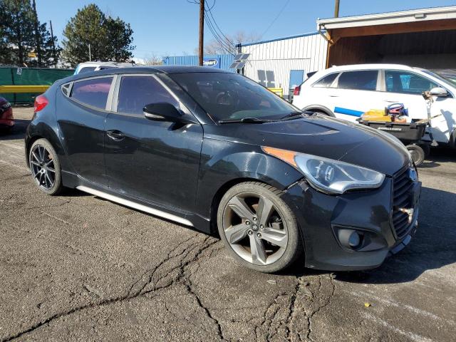 KMHTC6AE2FU235921 - 2015 HYUNDAI VELOSTER TURBO BLACK photo 4