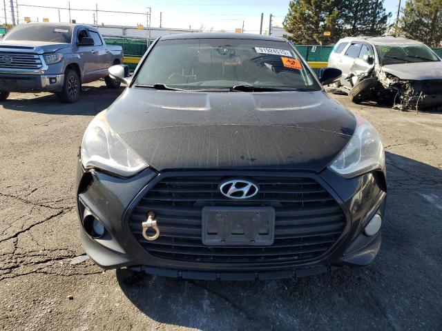 KMHTC6AE2FU235921 - 2015 HYUNDAI VELOSTER TURBO BLACK photo 5