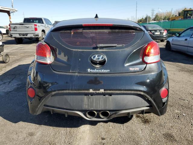 KMHTC6AE2FU235921 - 2015 HYUNDAI VELOSTER TURBO BLACK photo 6