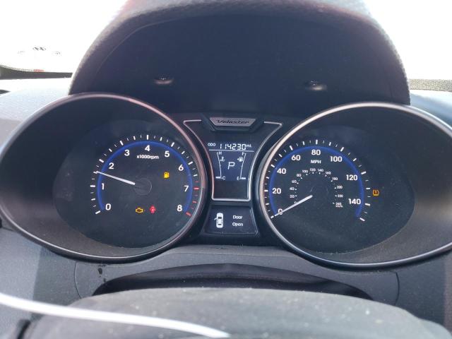 KMHTC6AE2FU235921 - 2015 HYUNDAI VELOSTER TURBO BLACK photo 9