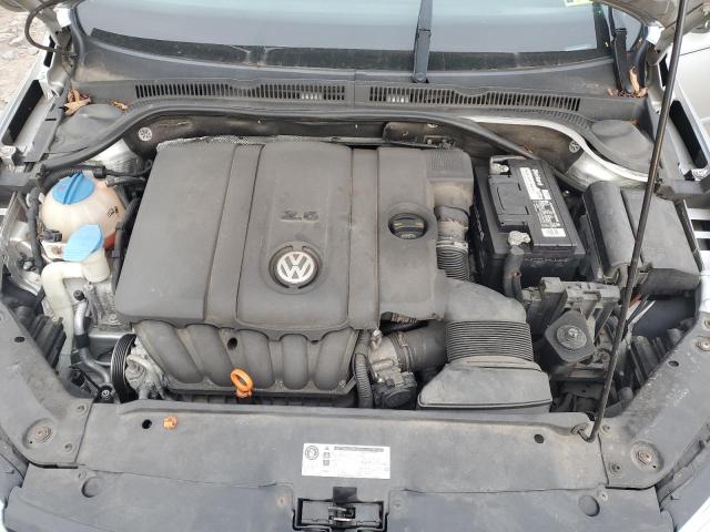 3VWDZ7AJXBM333231 - 2011 VOLKSWAGEN JETTA SE SILVER photo 11