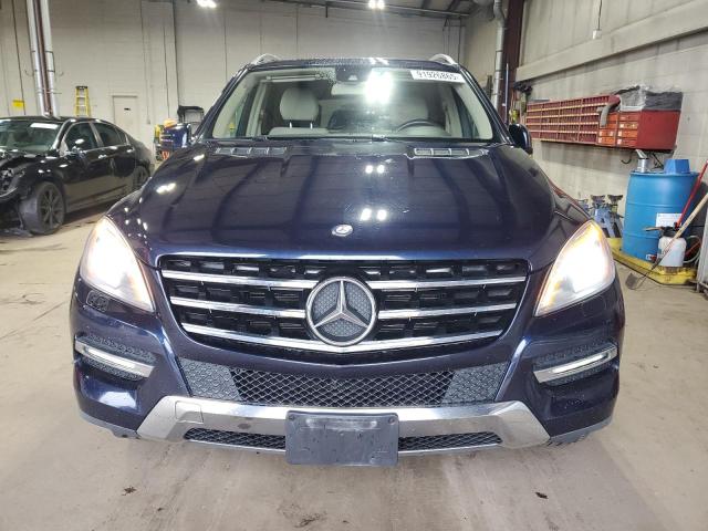 4JGDA5HB0DA264090 - 2013 MERCEDES-BENZ ML 350 4MATIC BLUE photo 5