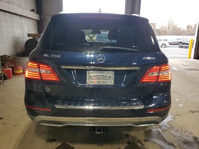 4JGDA5HB0DA264090 - 2013 MERCEDES-BENZ ML 350 4MATIC BLUE photo 6