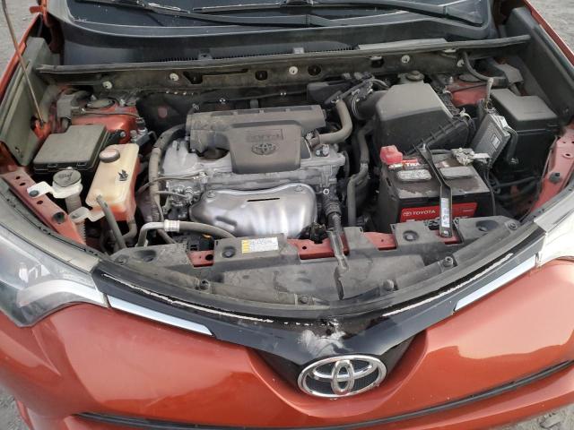 JTMZFREV6GJ092301 - 2016 TOYOTA RAV4 LE 橙色 照片 12
