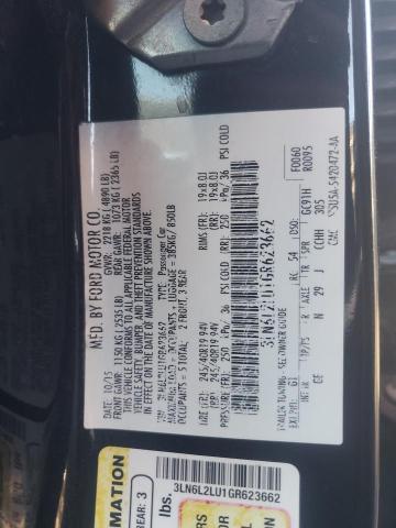 3LN6L2LU1GR623662 - 2016 LINCOLN MKZ HYBRID 黑色 照片 13