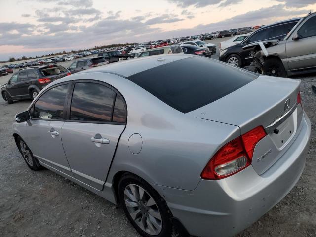 1HGFA16959L001502 - 2009 HONDA CIVIC EXL SILVER photo 2