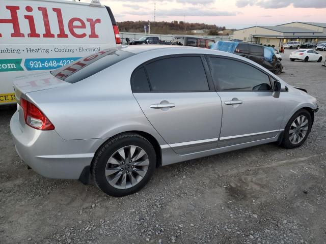 1HGFA16959L001502 - 2009 HONDA CIVIC EXL SILVER photo 3