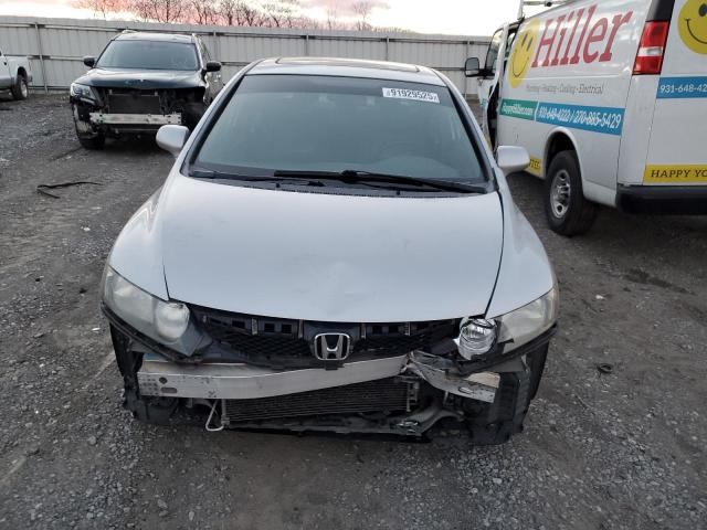1HGFA16959L001502 - 2009 HONDA CIVIC EXL SILVER photo 5