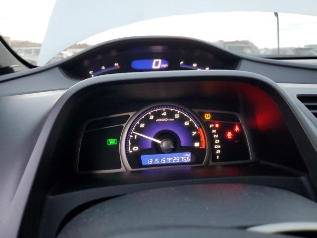 1HGFA16959L001502 - 2009 HONDA CIVIC EXL SILVER photo 9