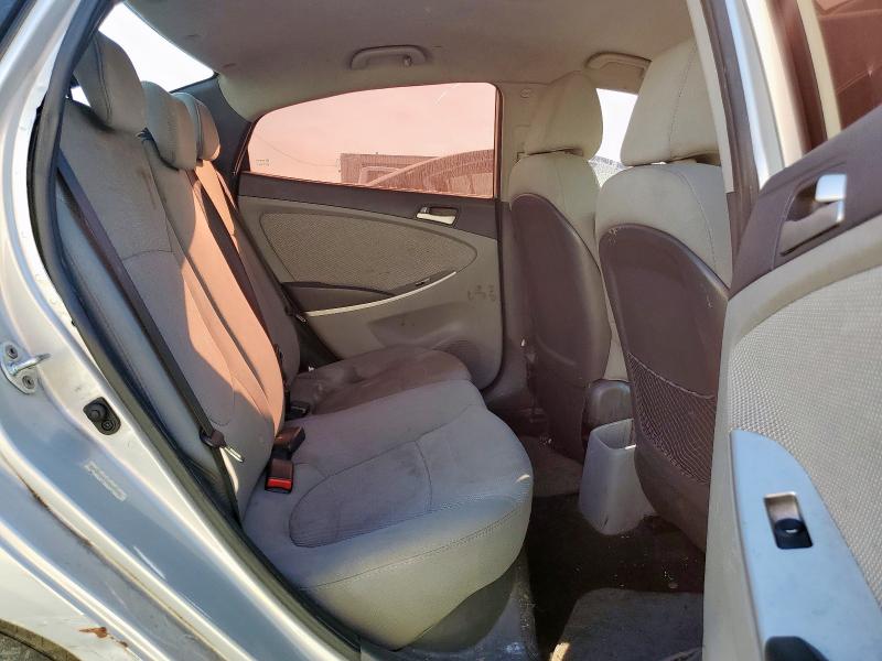 KMHCT4AE1DU469159 - 2013 HYUNDAI ACCENT GLS 银色 照片 10