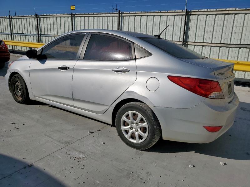 KMHCT4AE1DU469159 - 2013 HYUNDAI ACCENT GLS 银色 照片 2