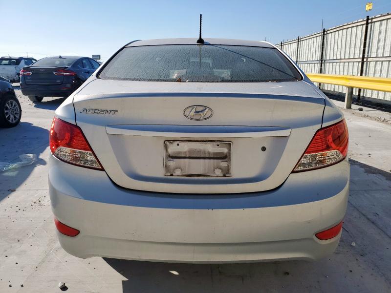 KMHCT4AE1DU469159 - 2013 HYUNDAI ACCENT GLS 银色 照片 6