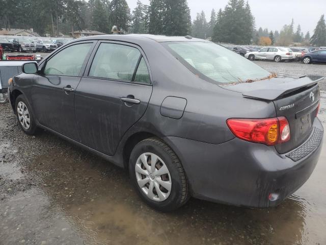 JTDBL40E899065223 - 2009 TOYOTA COROLLA BASE CHARCOAL photo 2