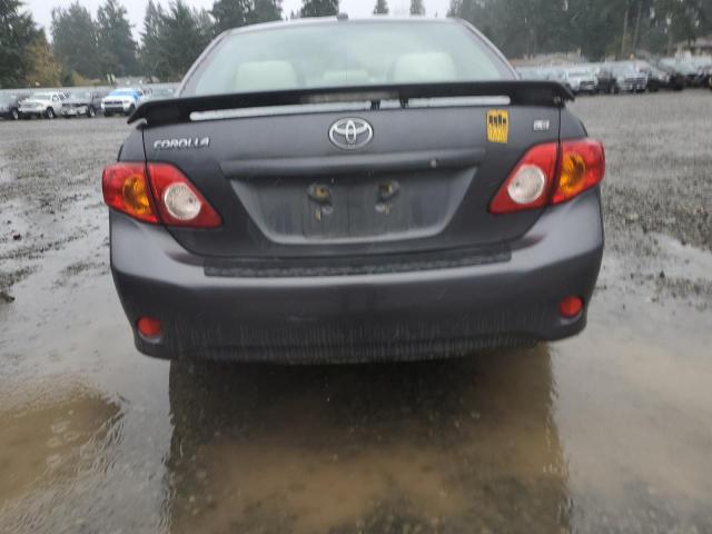 JTDBL40E899065223 - 2009 TOYOTA COROLLA BASE CHARCOAL photo 6