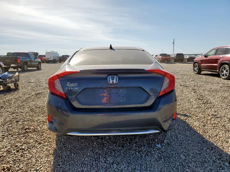 19XFC1F77KE008425 - 2019 HONDA CIVIC EXL Կապույտ լուսանկար 6