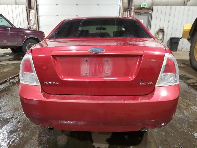 3FAFP07156R172401 - 2006 FORD FUSION SE MAROON photo 6