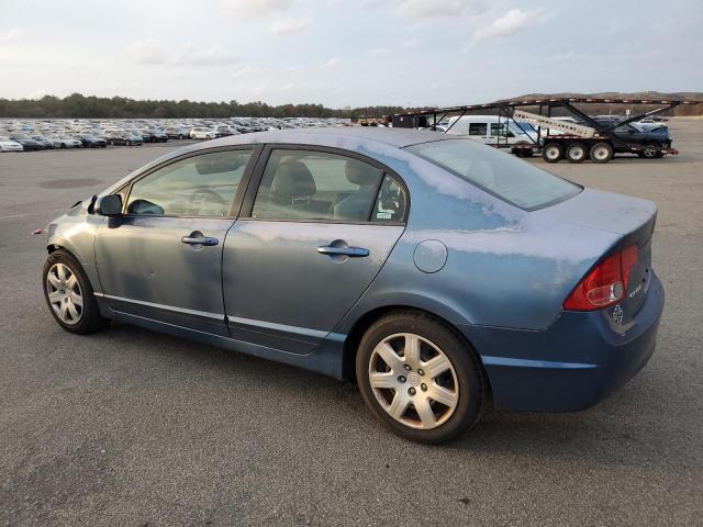 2HGFA16577H513978 - 2007 HONDA CIVIC LX BLUE photo 2