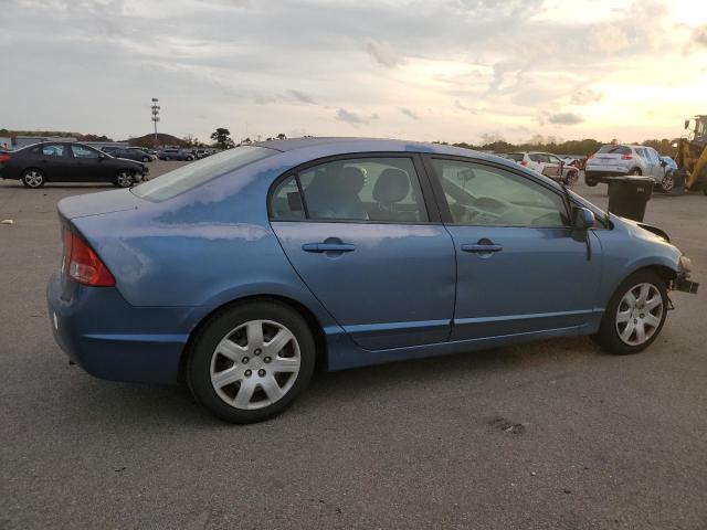 2HGFA16577H513978 - 2007 HONDA CIVIC LX BLUE photo 3