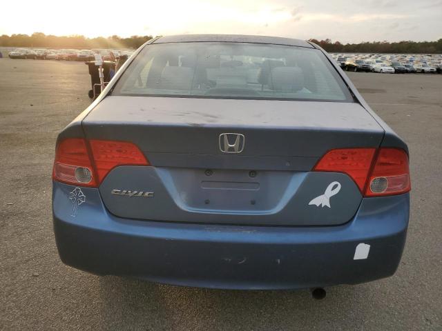 2HGFA16577H513978 - 2007 HONDA CIVIC LX BLUE photo 6