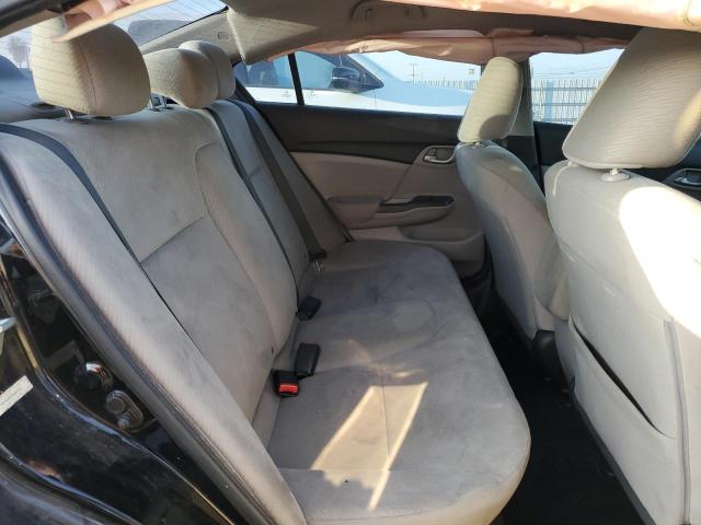 19XFB2E57DE063128 - 2013 HONDA CIVIC LX Սև լուսանկար 10