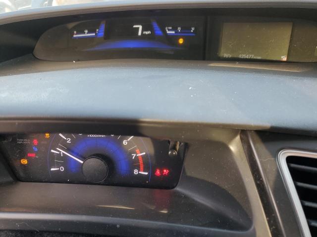 19XFB2E57DE063128 - 2013 HONDA CIVIC LX Սև լուսանկար 9