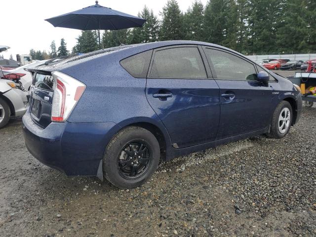 JTDKN3DU4F0398346 - 2015 TOYOTA PRIUS BLUE photo 3