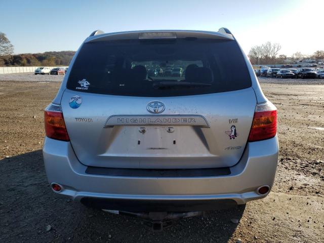 JTEES41A792126075 - 2009 TOYOTA HIGHLANDER SILVER photo 6