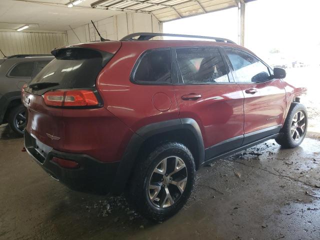 1C4PJMBB0EW201872 - 2014 JEEP CHEROKEE TRAILHAWK BURGUNDY photo 3