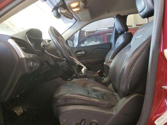 1C4PJMBB0EW201872 - 2014 JEEP CHEROKEE TRAILHAWK BURGUNDY photo 7