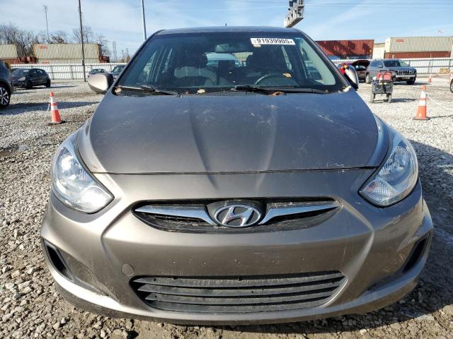 KMHCT5AE2DU115446 - 2013 HYUNDAI ACCENT GLS GRAY photo 5