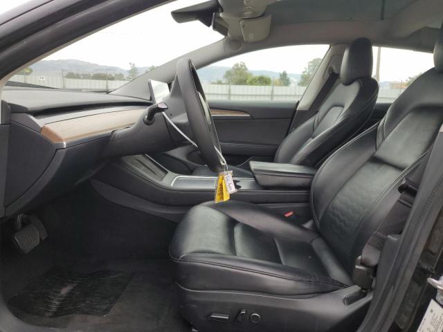 5YJ3E1EA3NF291396 - 2022 TESLA MODEL 3 BLACK photo 7