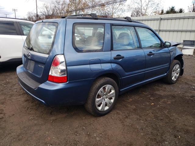 JF1SG63658H707525 - 2008 SUBARU FORESTER 2.5X BLUE photo 3