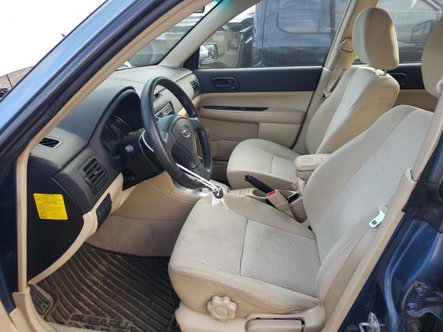 JF1SG63658H707525 - 2008 SUBARU FORESTER 2.5X BLUE photo 7