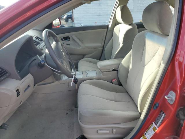 4T1BF3EK1AU021321 - 2010 TOYOTA CAMRY BASE RED photo 7