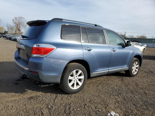 5TDBK3EH0DS211799 - 2013 TOYOTA HIGHLANDER BASE أزرق صورة 3
