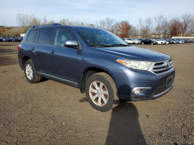 5TDBK3EH0DS211799 - 2013 TOYOTA HIGHLANDER BASE أزرق صورة 4