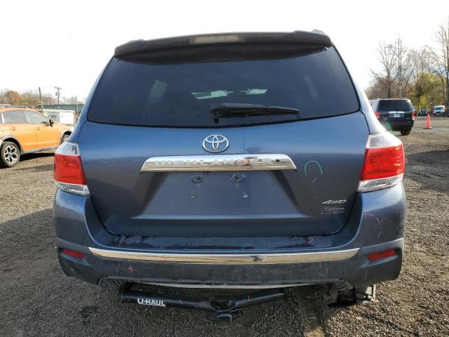 5TDBK3EH0DS211799 - 2013 TOYOTA HIGHLANDER BASE أزرق صورة 6