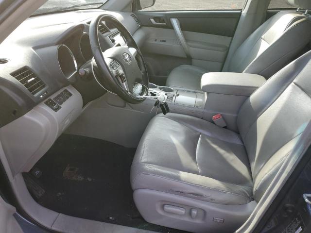 5TDBK3EH0DS211799 - 2013 TOYOTA HIGHLANDER BASE أزرق صورة 7