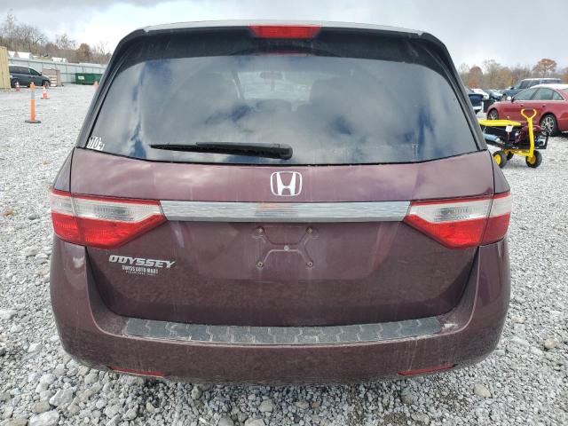 5FNRL5H43CB136924 - 2012 HONDA ODYSSEY EX MAROON photo 6