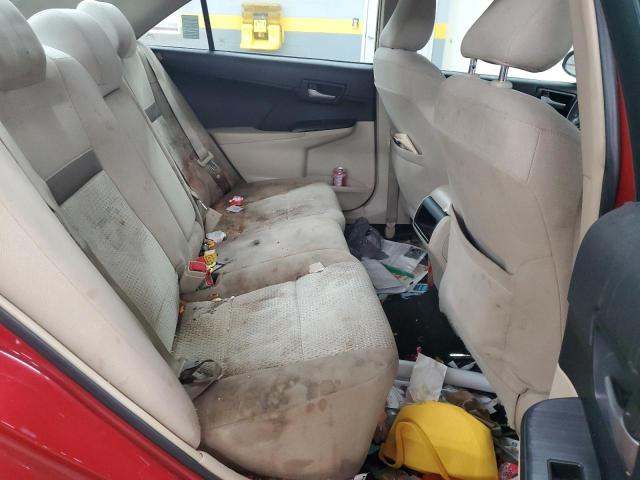 4T4BF1FK2DR304713 - 2013 TOYOTA CAMRY L RED photo 10