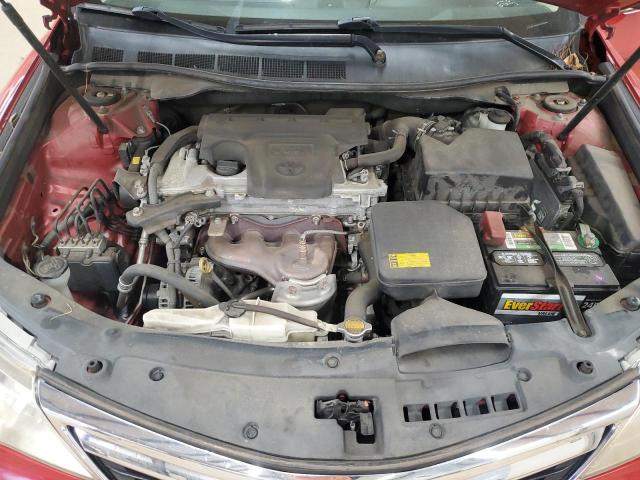 4T4BF1FK2DR304713 - 2013 TOYOTA CAMRY L RED photo 11