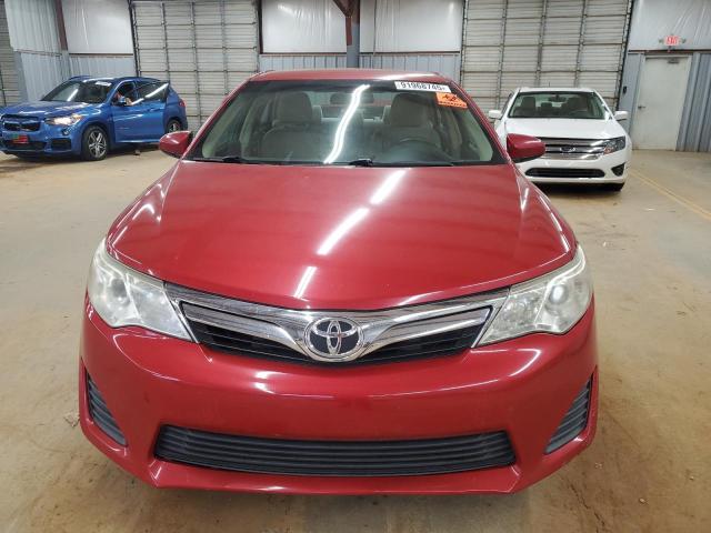4T4BF1FK2DR304713 - 2013 TOYOTA CAMRY L RED photo 5