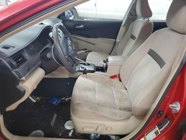 4T4BF1FK2DR304713 - 2013 TOYOTA CAMRY L RED photo 7