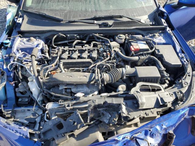 2HGFE1F79NH307838 - 2022 HONDA CIVIC EX BLUE photo 11