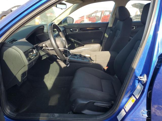 2HGFE1F79NH307838 - 2022 HONDA CIVIC EX BLUE photo 7