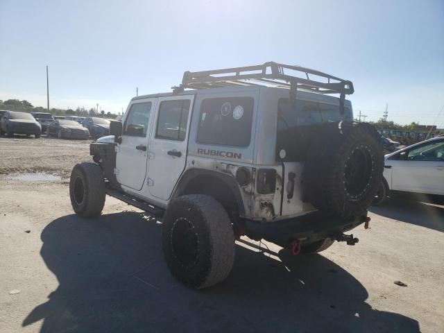 1C4BJWDG8FL563207 - 2015 JEEP WRANGLER U SPORT WHITE photo 2