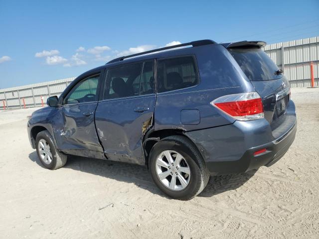 5TDZK3EH5CS066627 - 2012 TOYOTA HIGHLANDER BASE Türkis Foto 2