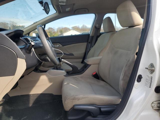 2HGFB2E5XDH580350 - 2013 HONDA CIVIC LX WHITE photo 7