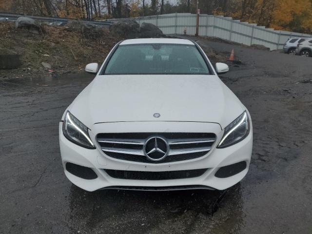 55SWF4KB0FU001883 - 2014 MERCEDES-BENZ C 300 4MATIC WHITE photo 5